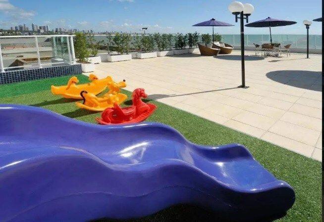 Flat Beira-Mar Blue Sunset Apartment โจเอาเปสโซอา ภายนอก รูปภาพ